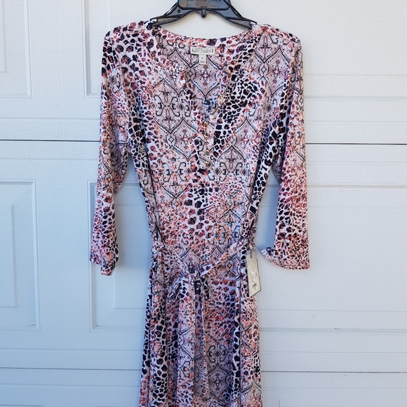 Dana Buchman Patterned Dress - Picture 2 of 8